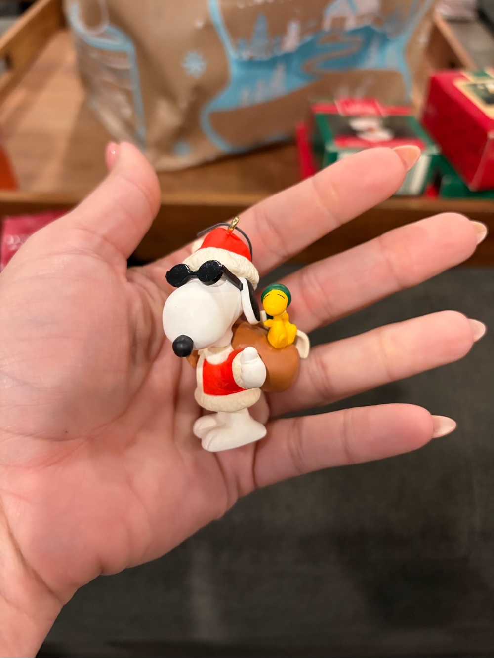 Hallmark Snoopy & Woodstock Holiday Ornament - Red, White, Yellow, Black
